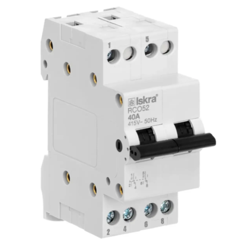 Перемикач I-0-II 2p 40A ISKRA RCO52 40