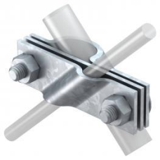 З'єднувач Rd 8-10/FL40 мм до шпильки заземлення 20 мм, гарячецинкований