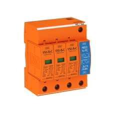 Обмежувач перенапруги Тип I + II V50-B+C 3+NPE артикул 5093654