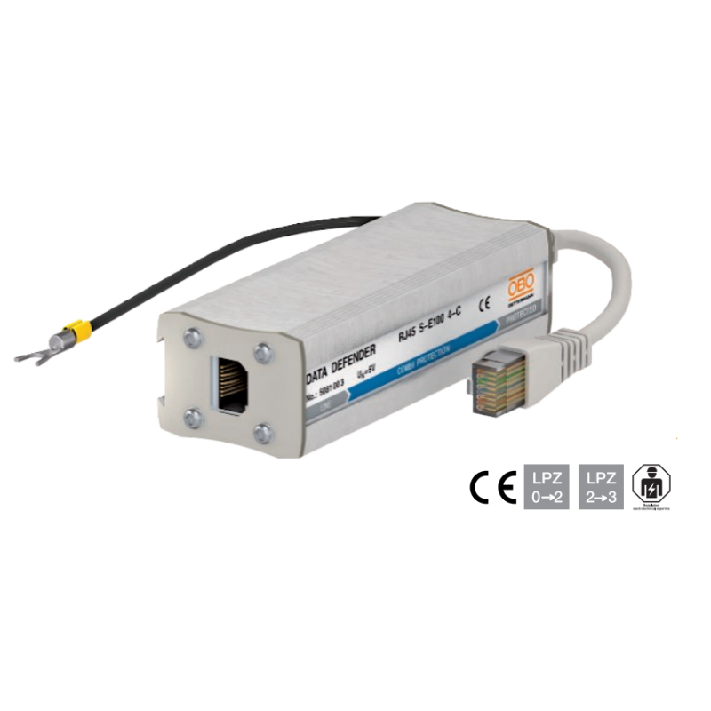 Обмежувач перенапруг RJ45 S-E100 4-C Артикул 5081003