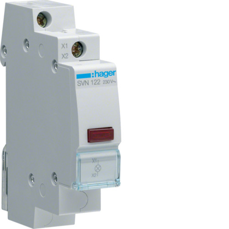 Індикатор LED 230В, червоний SVN122 hager